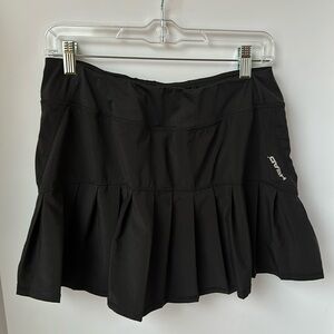 HEAD Athletic Short Pleated Tennis Skort Jet Black Size L